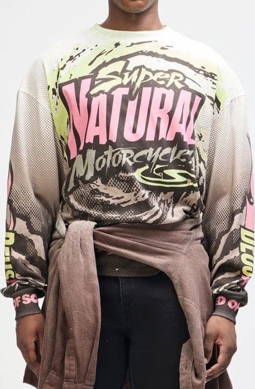 T-Shirt  Deus Ex Machina Walkover Moto Jersey Brown - 5