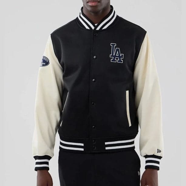 Giacca New Era Jersey Bomber LA Dodgers  Black