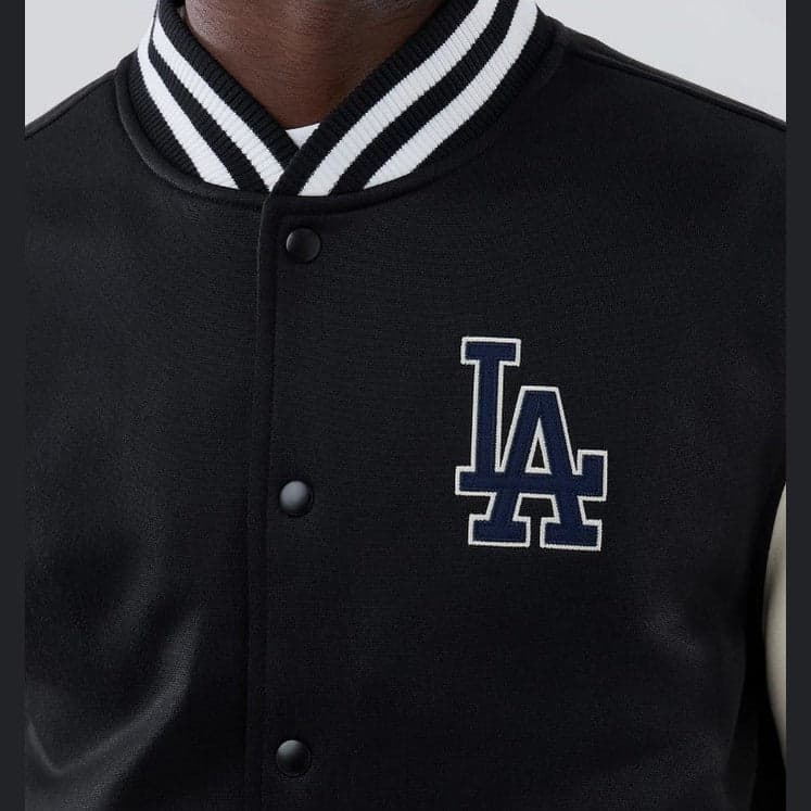 Giacca New Era Jersey Bomber LA Dodgers  Black - 3