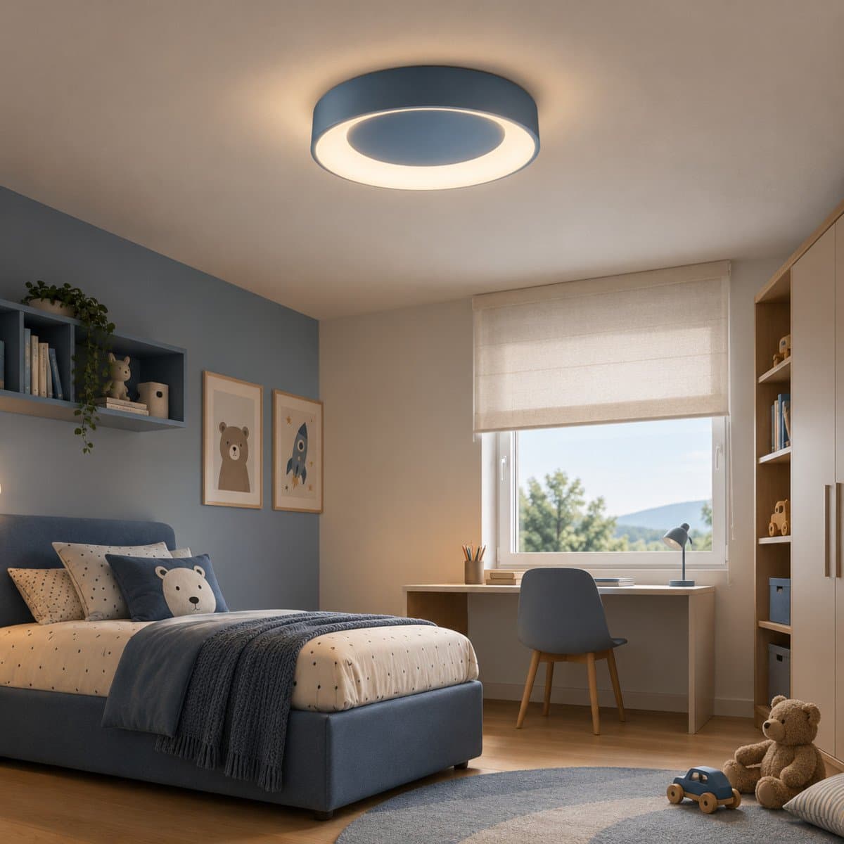 Plafoniera moderna Promoluce AURORA PL60 LED CCT metallo metacrilato - 2