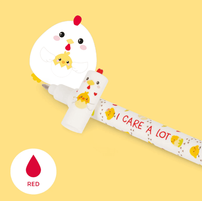 Legami - Penna Cancellabile Hen "I Care a Lot" - Erasable Pen - 4