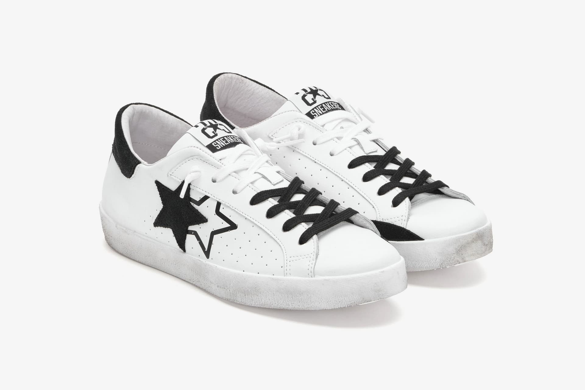 2Star sneakers uomo Prime star bianco-nero 2SU4909 - 2
