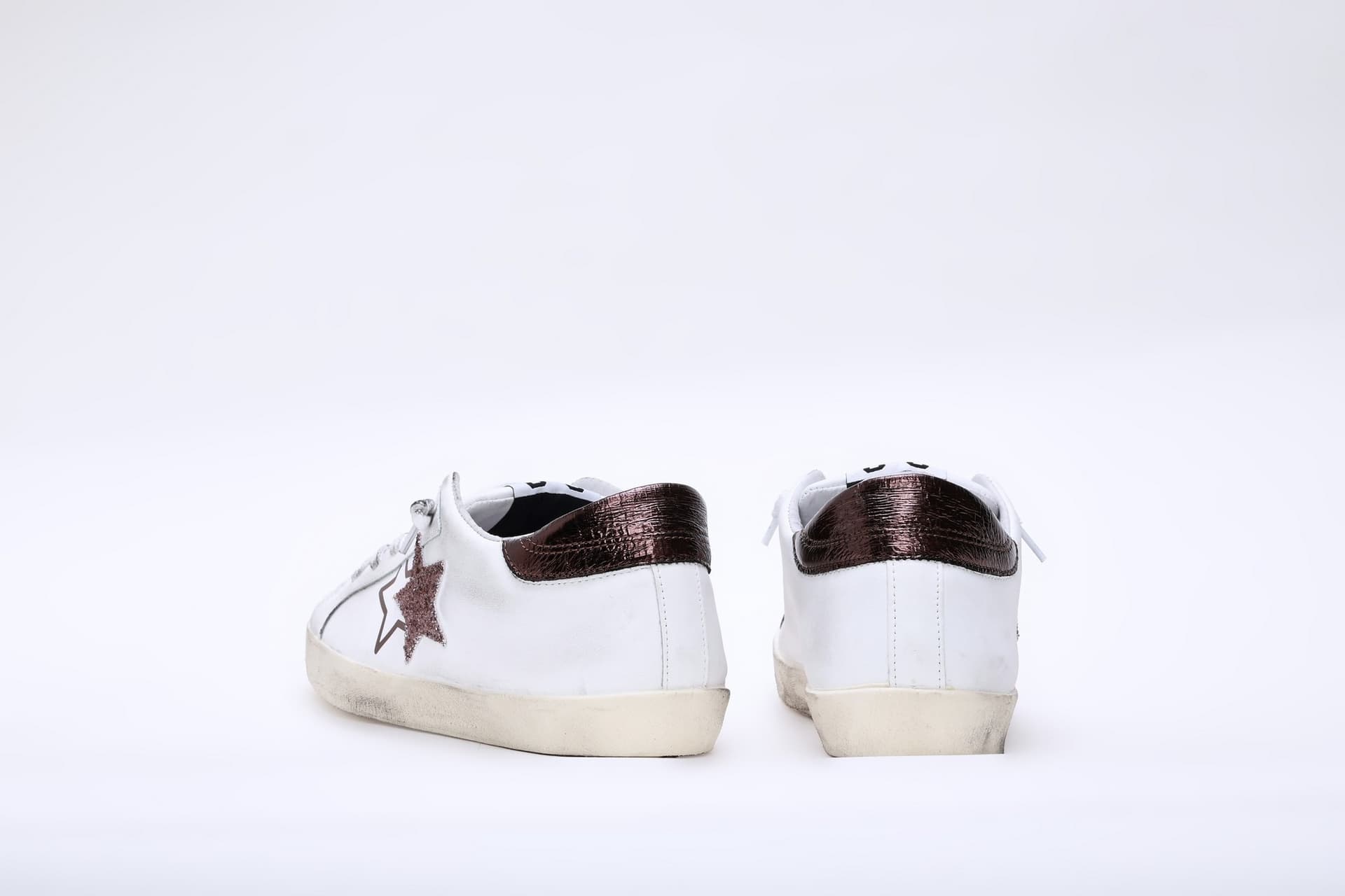 2Star sneakers donna Prime star bianco marrone 2SD5283 - 2