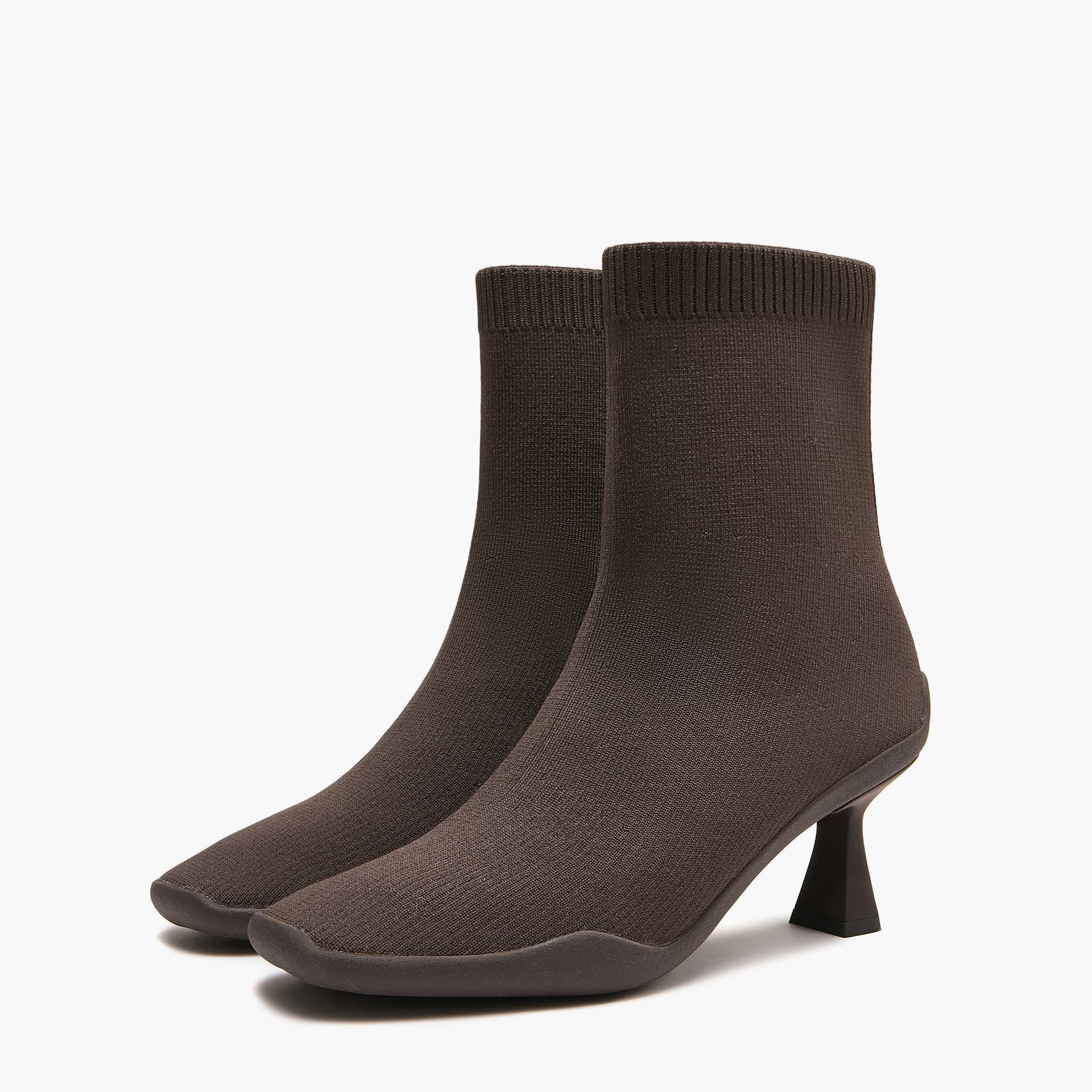 Emanuelle Vee tronchetto donna in tessuto dark brown 401 15 CLZ - 2