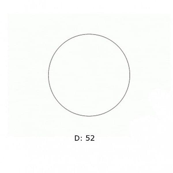 * SUPER PREZZO * Rosone decorativo 3D a soffitto rosetta lampadario in XPS 52cm - 2
