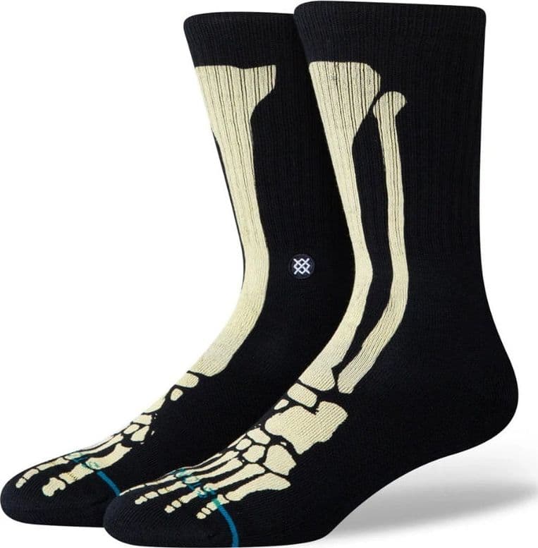 Calze Stance Bones 3 Black - 2