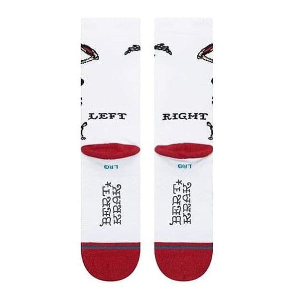 Calze Stance Skeleton White - 2