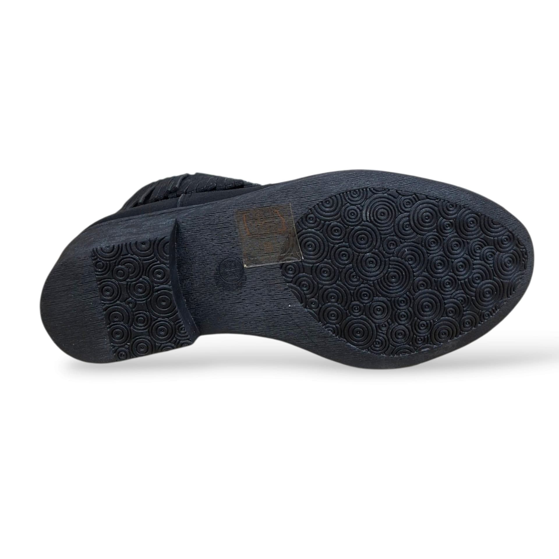 A.S.S.O. KALY Stivaletto Camperos con Frange Bambine e Ragazze Nero | Zip Laterale Suede Crosta Western Boho | Taglie 31-40 | Scarpetteria Gica - 5