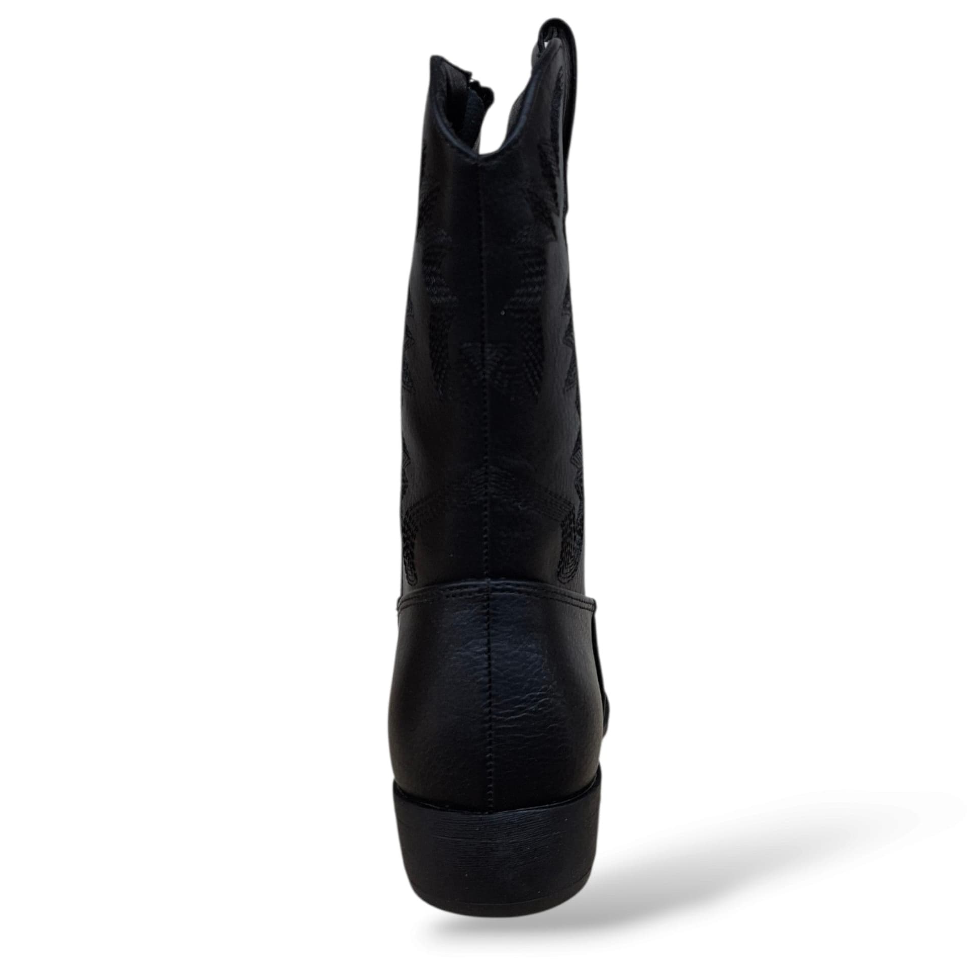 A.S.S.O. KALY Stivaletto Camperos Bambine e Ragazze Nero | Zip Laterale Pelle Western | Taglie 31-40 | Scarpetteria Gica - 3