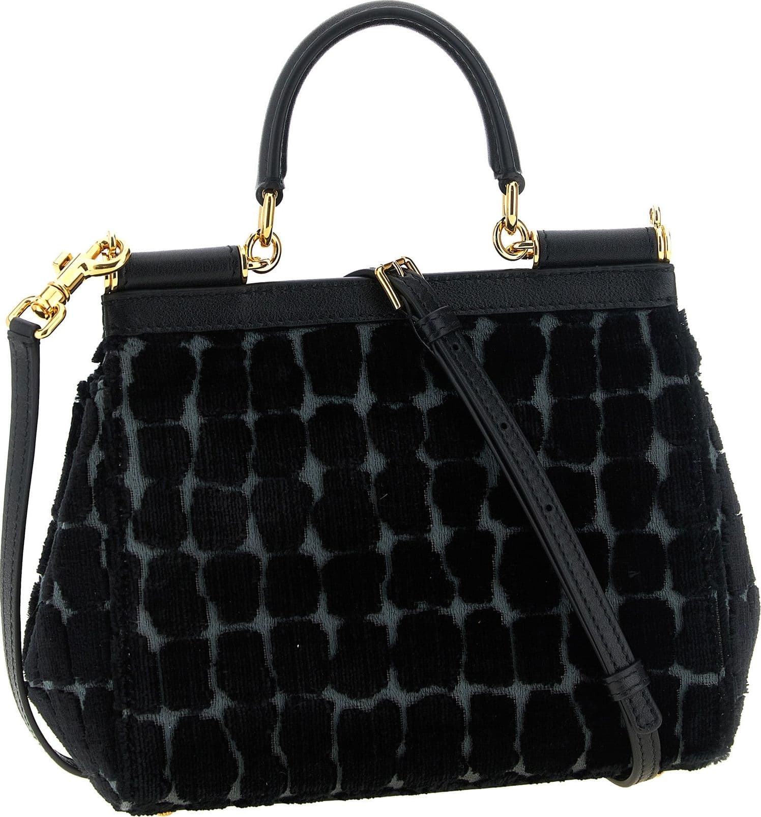 Dolce & Gabbana Black Cotton Handbag - 2