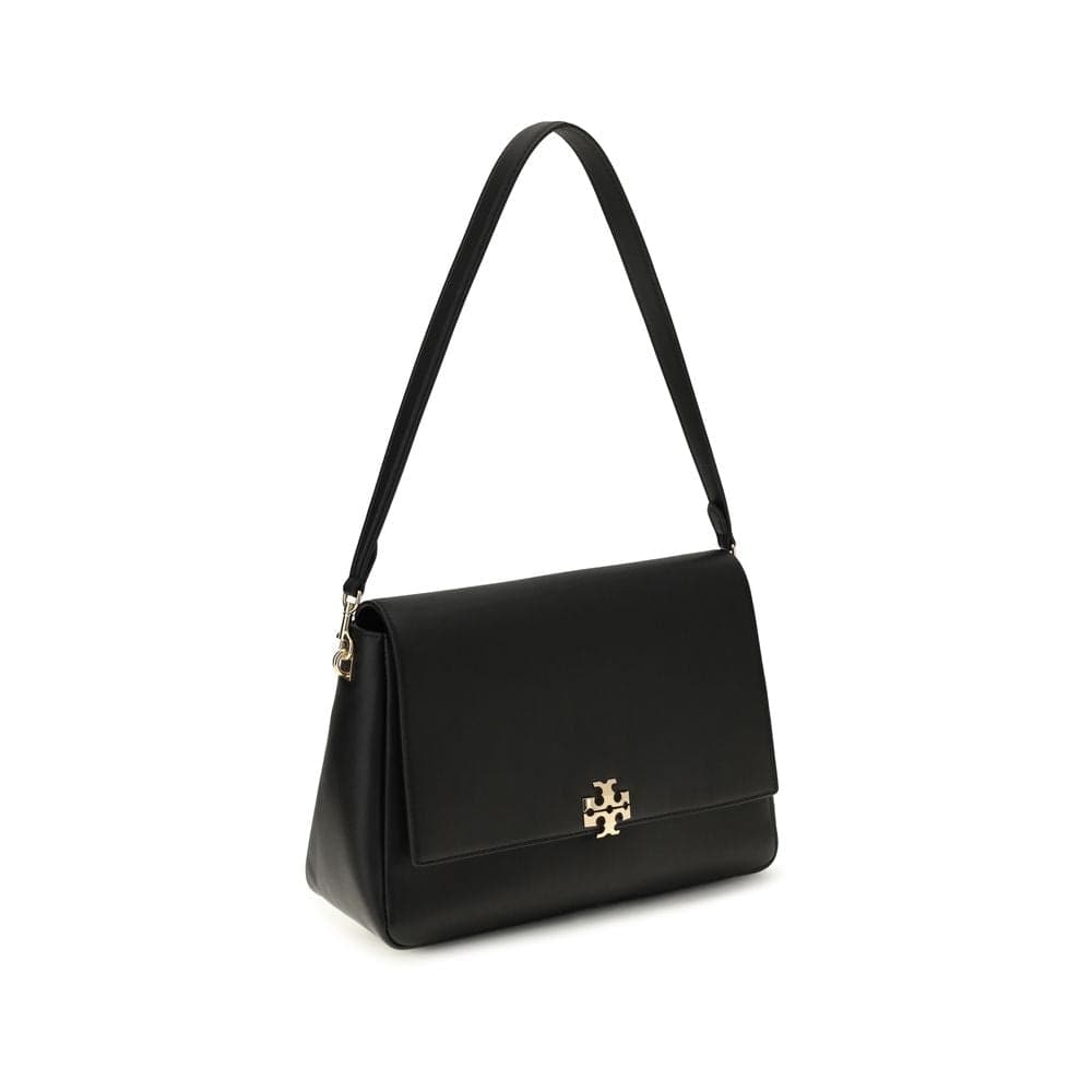 Tory Burch Black Calf Leather Bos Taurus Shoulder Bag - 2