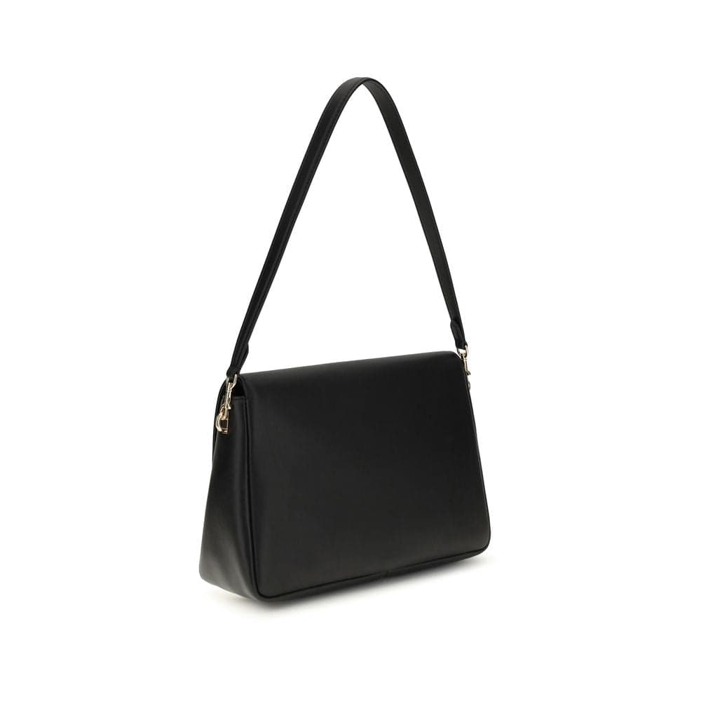 Tory Burch Black Calf Leather Bos Taurus Shoulder Bag - 3