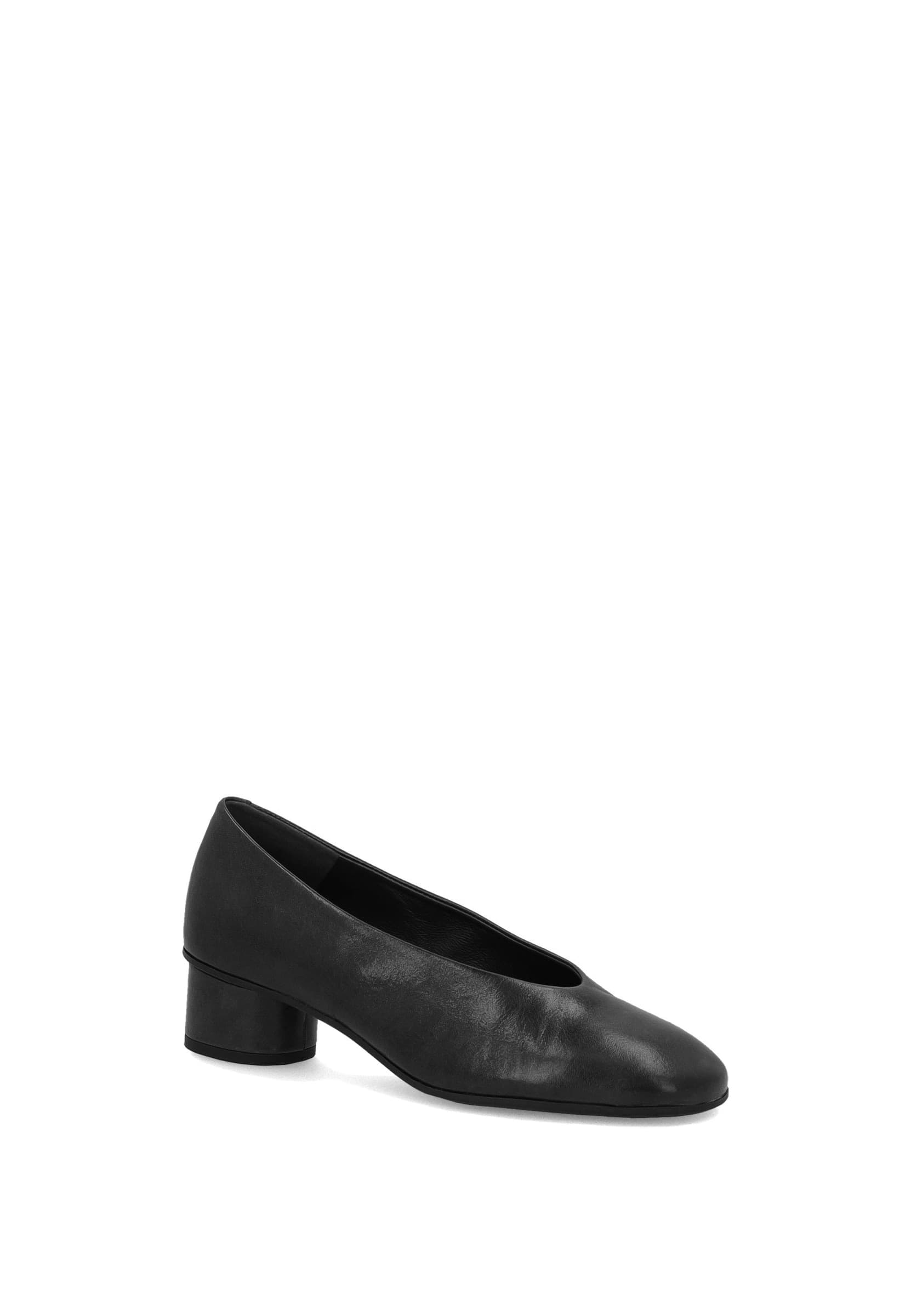 Frau décolleté in pelle black A77S0 - 2