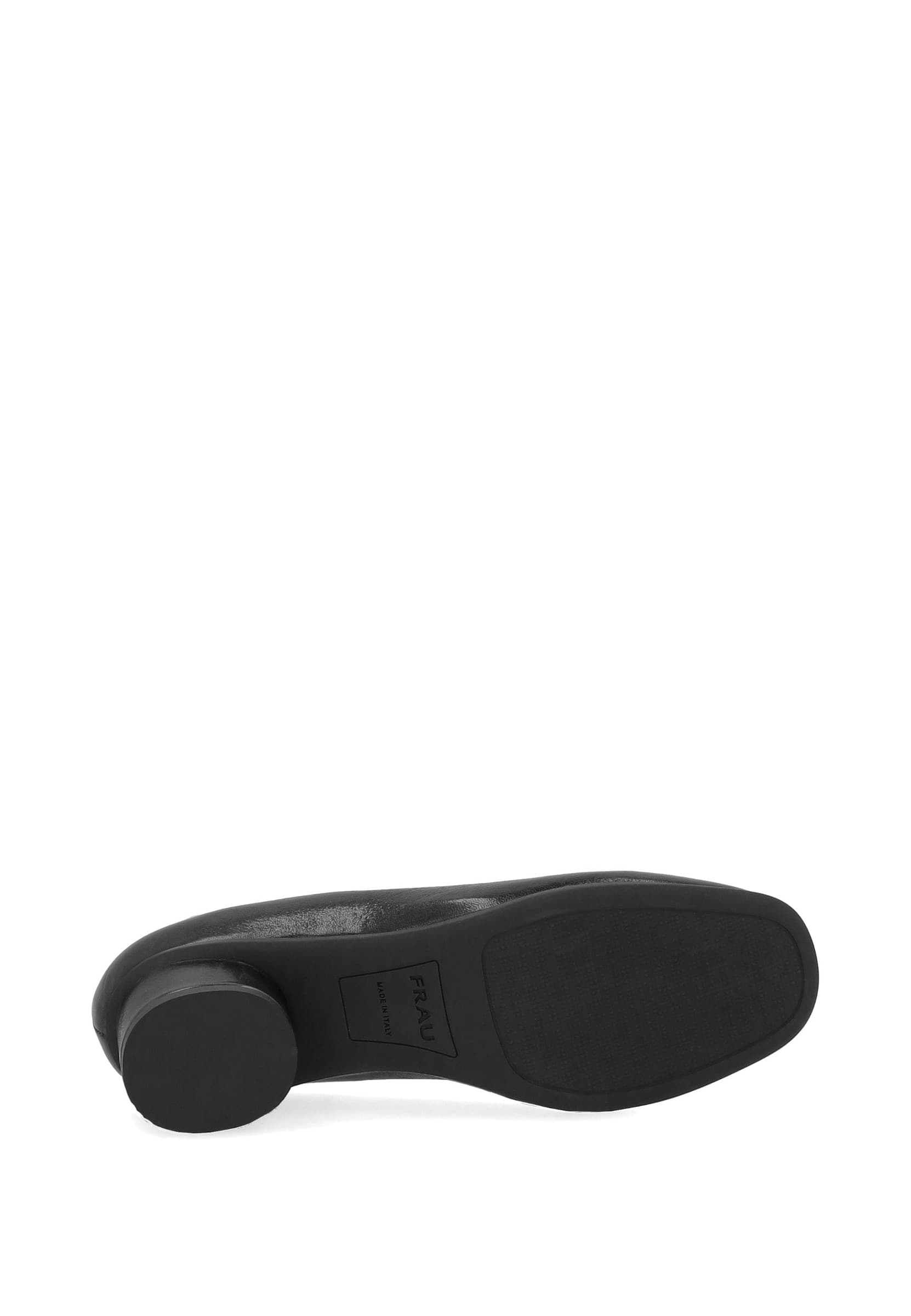 Frau décolleté in pelle black A77S0 - 5