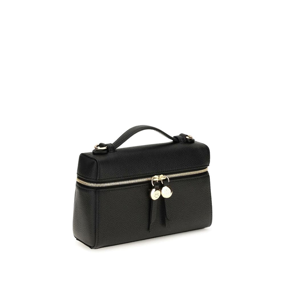 Tory Burch Black Calf Leather Bos Taurus Shoulder Bag - 2