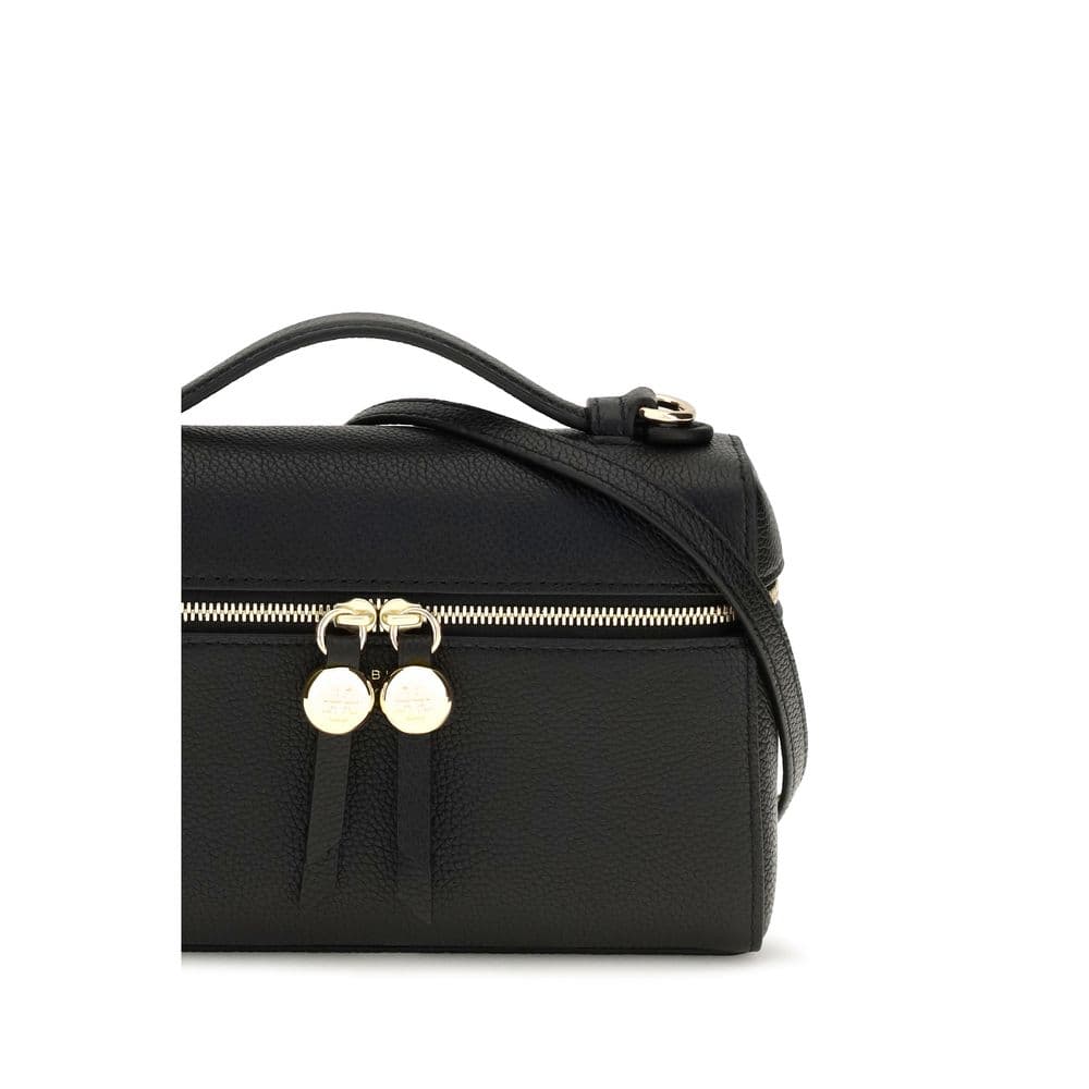 Tory Burch Black Calf Leather Bos Taurus Shoulder Bag - 4