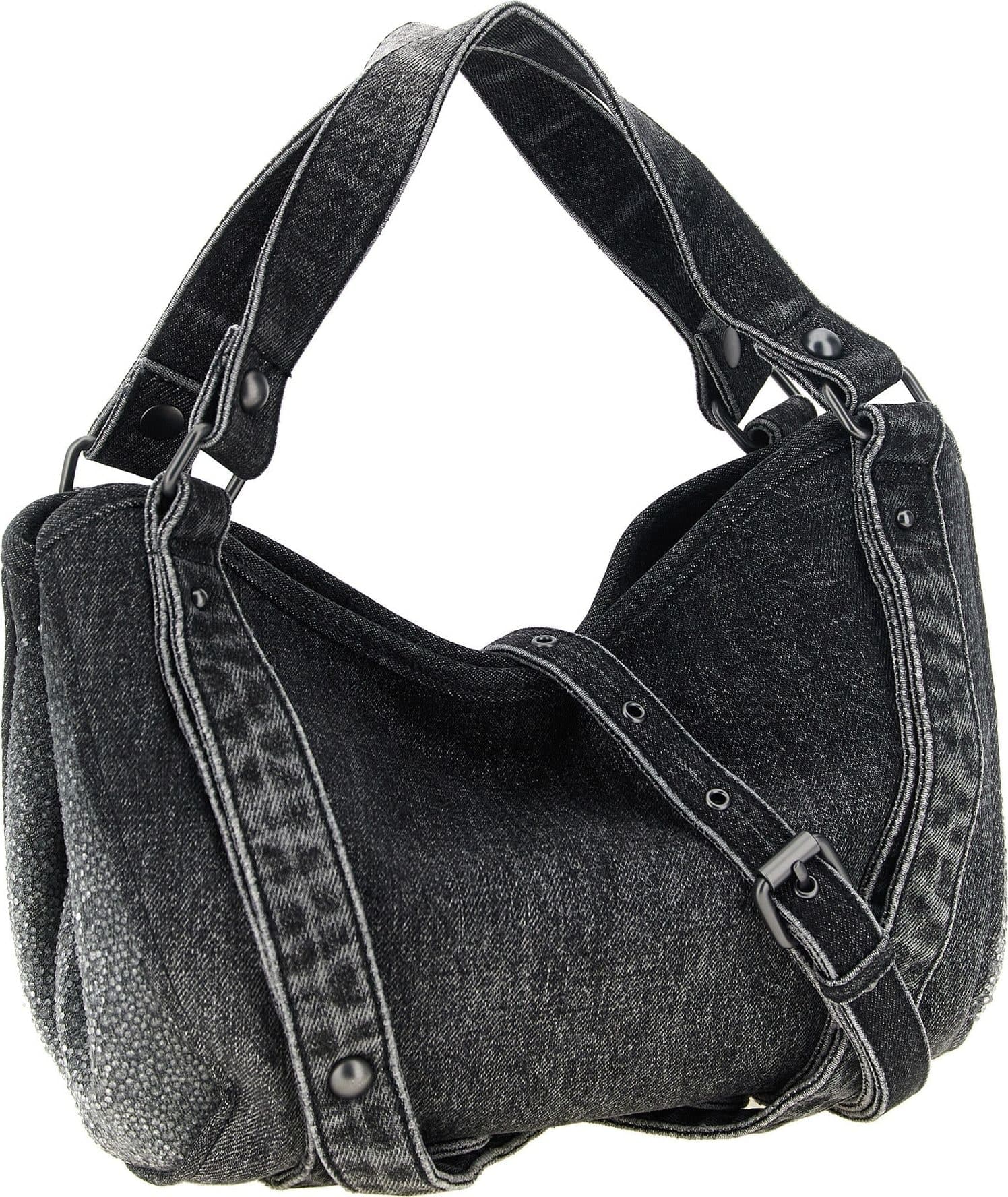 Diesel Black Cotton Handbag - 2