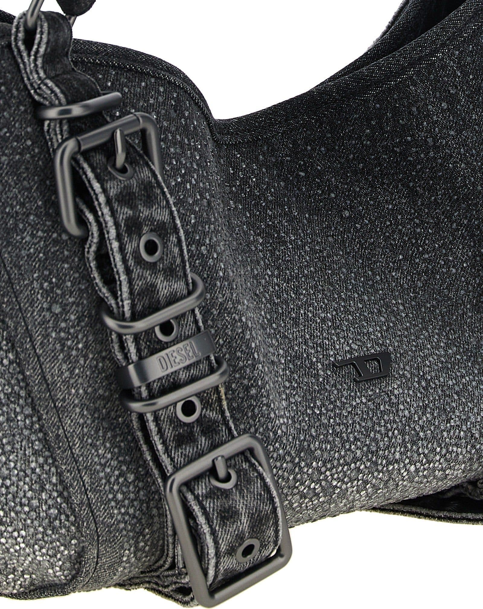 Diesel Black Cotton Handbag - 3
