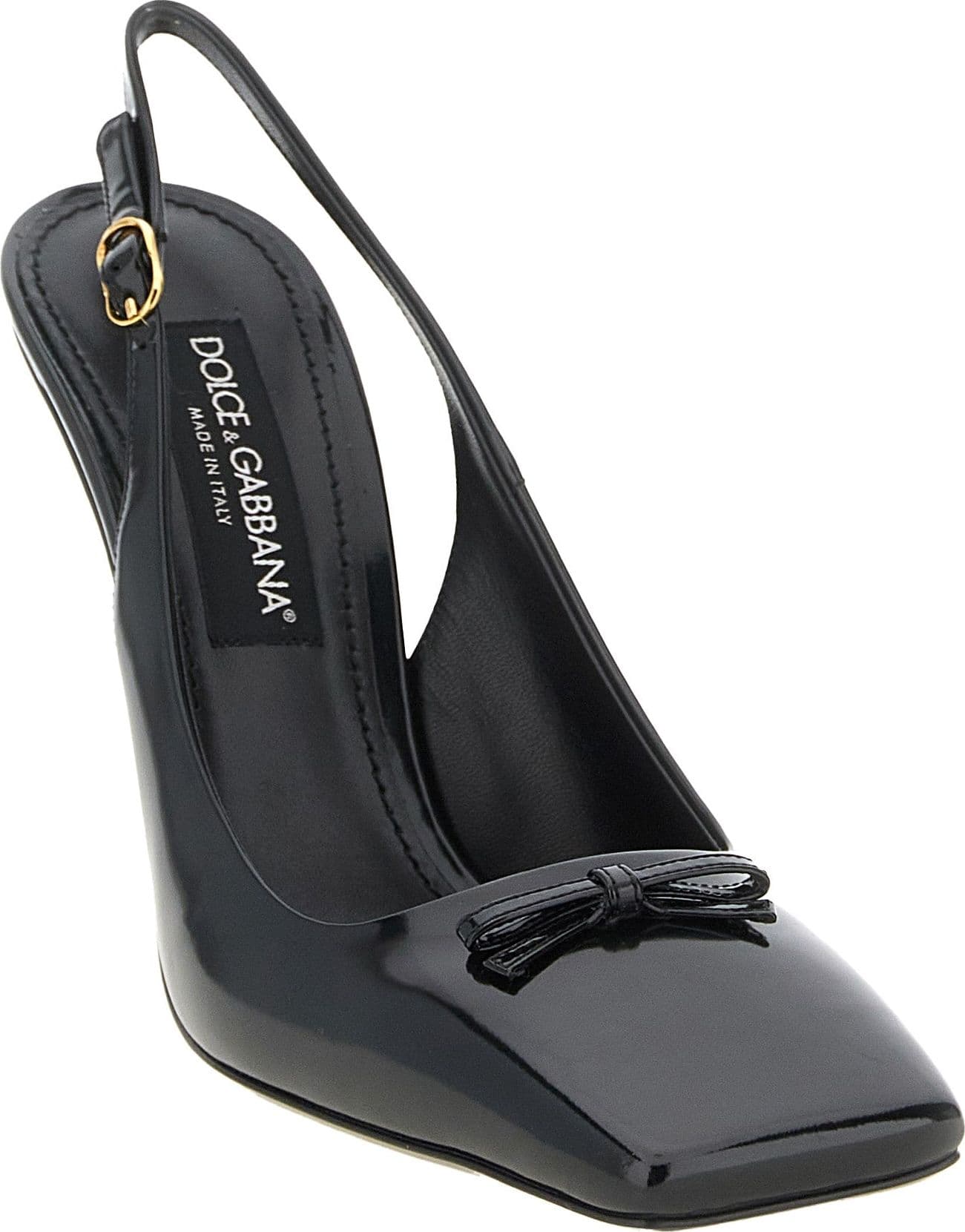 Dolce & Gabbana Black Calfskin High Heel Pumps - 2