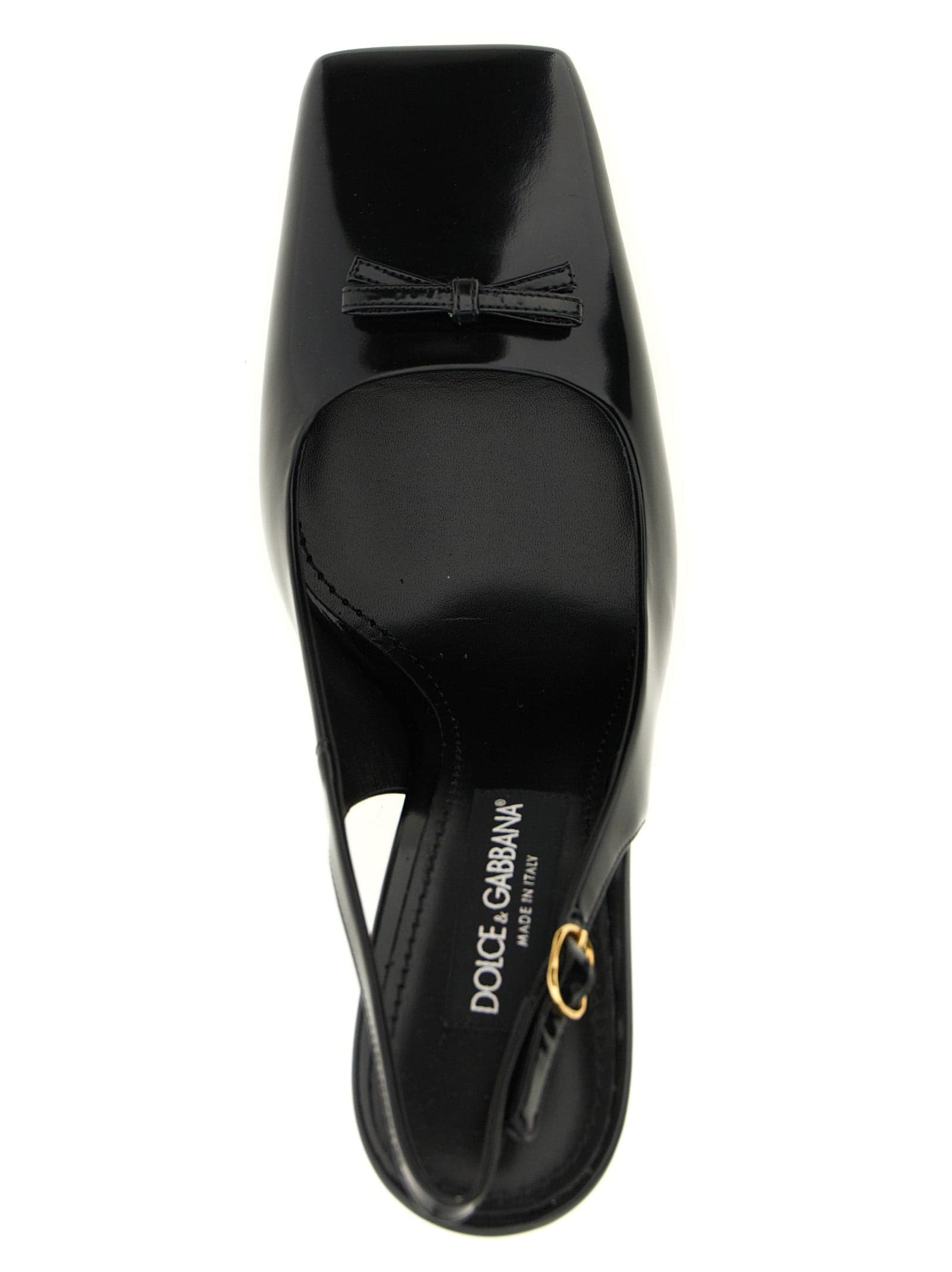 Dolce & Gabbana Black Calfskin High Heel Pumps - 4