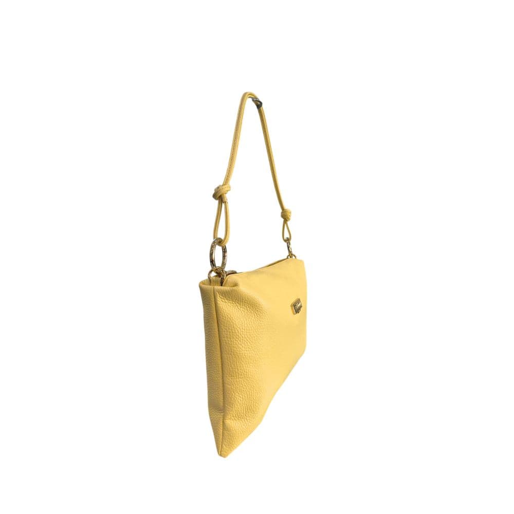Baldinini Trend Yellow Leather Women Bag - 2