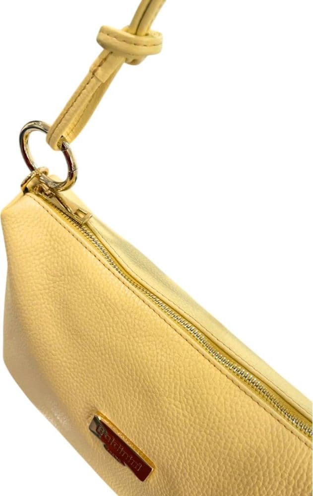 Baldinini Trend Yellow Leather Women Bag - 7