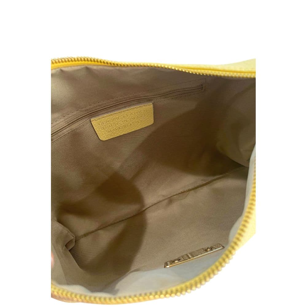 Baldinini Trend Yellow Leather Women Bag - 8