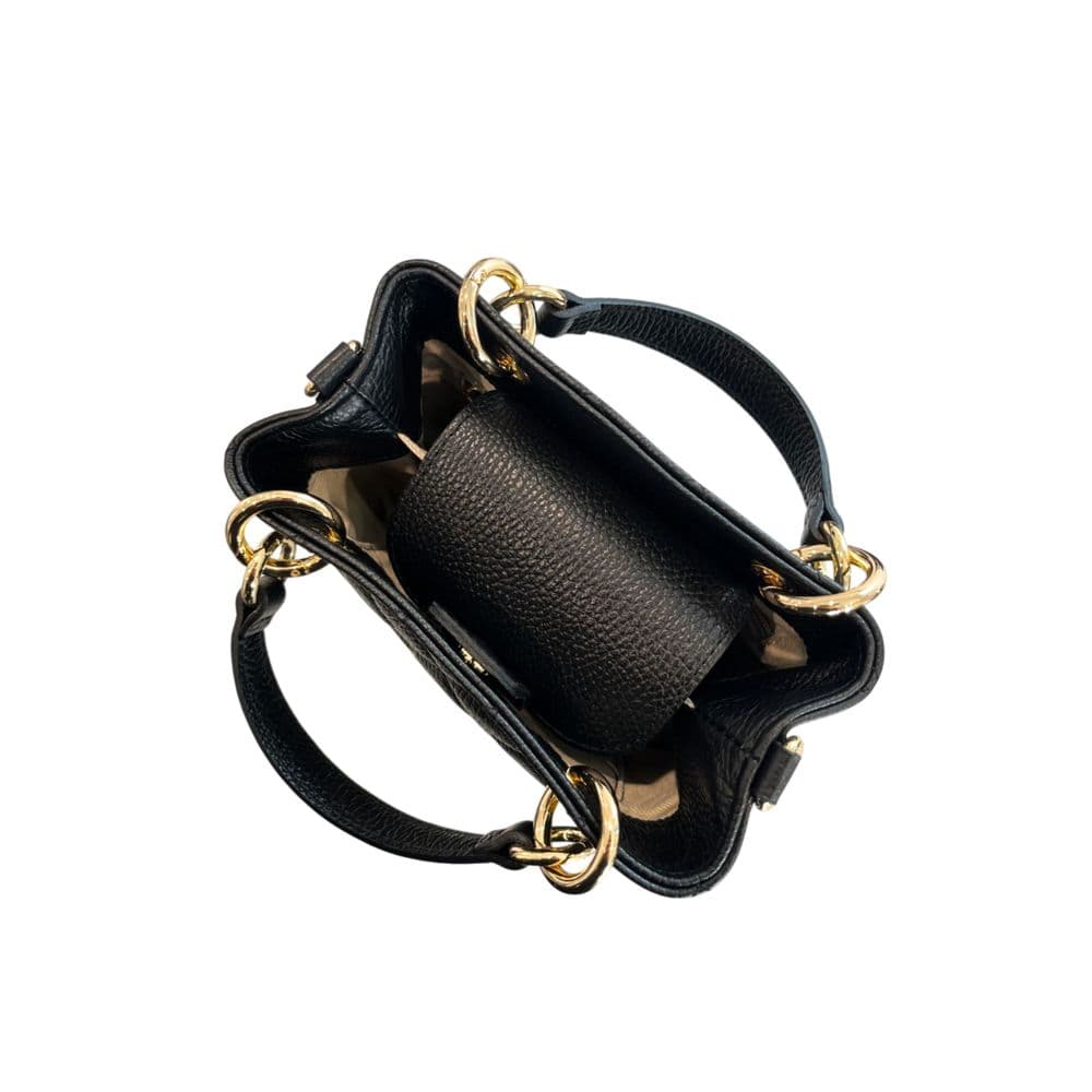 Baldinini Trend Black Leather Women Handbag - 7