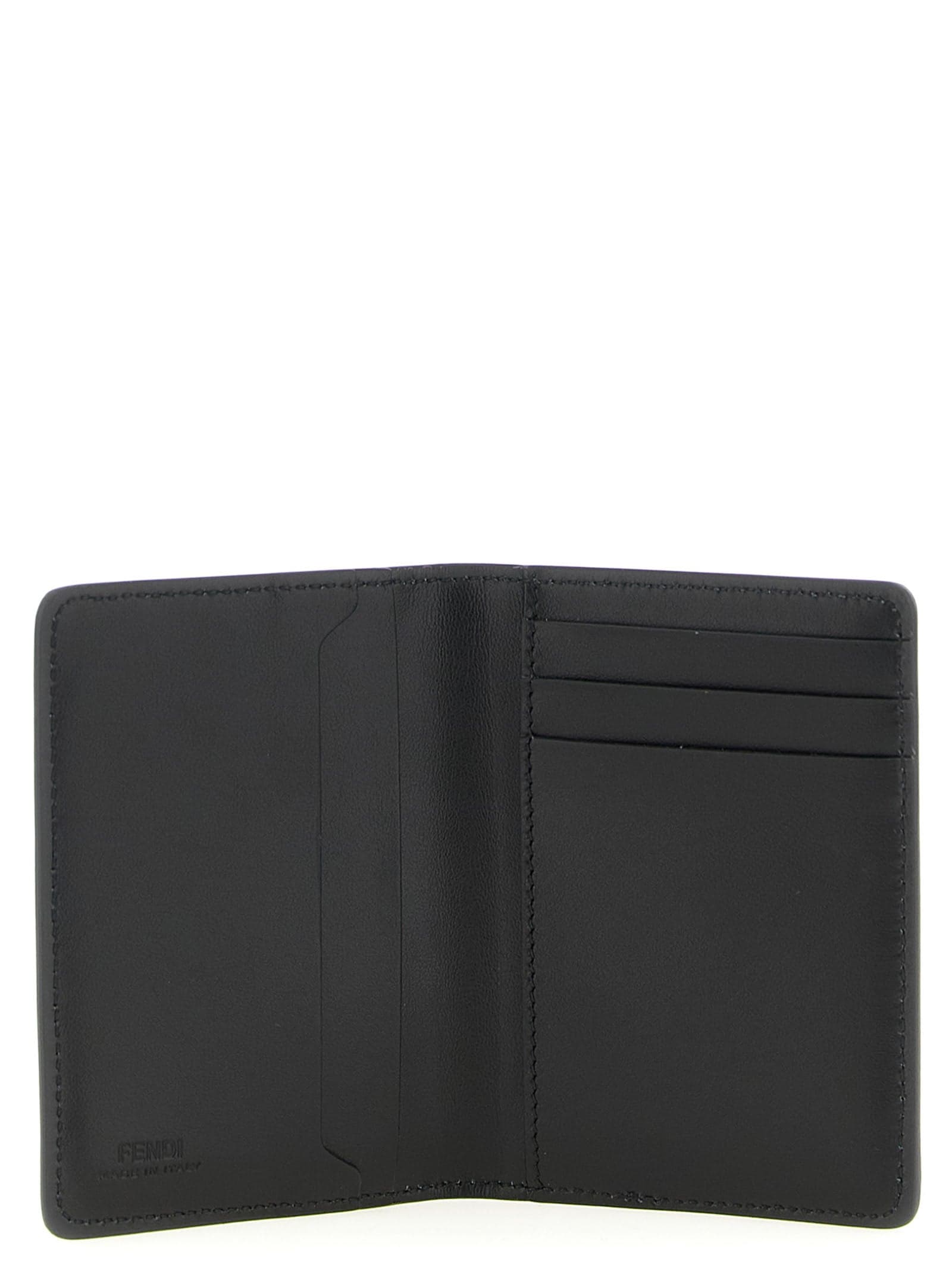 Fendi Black Calfskin Cardholder - 3