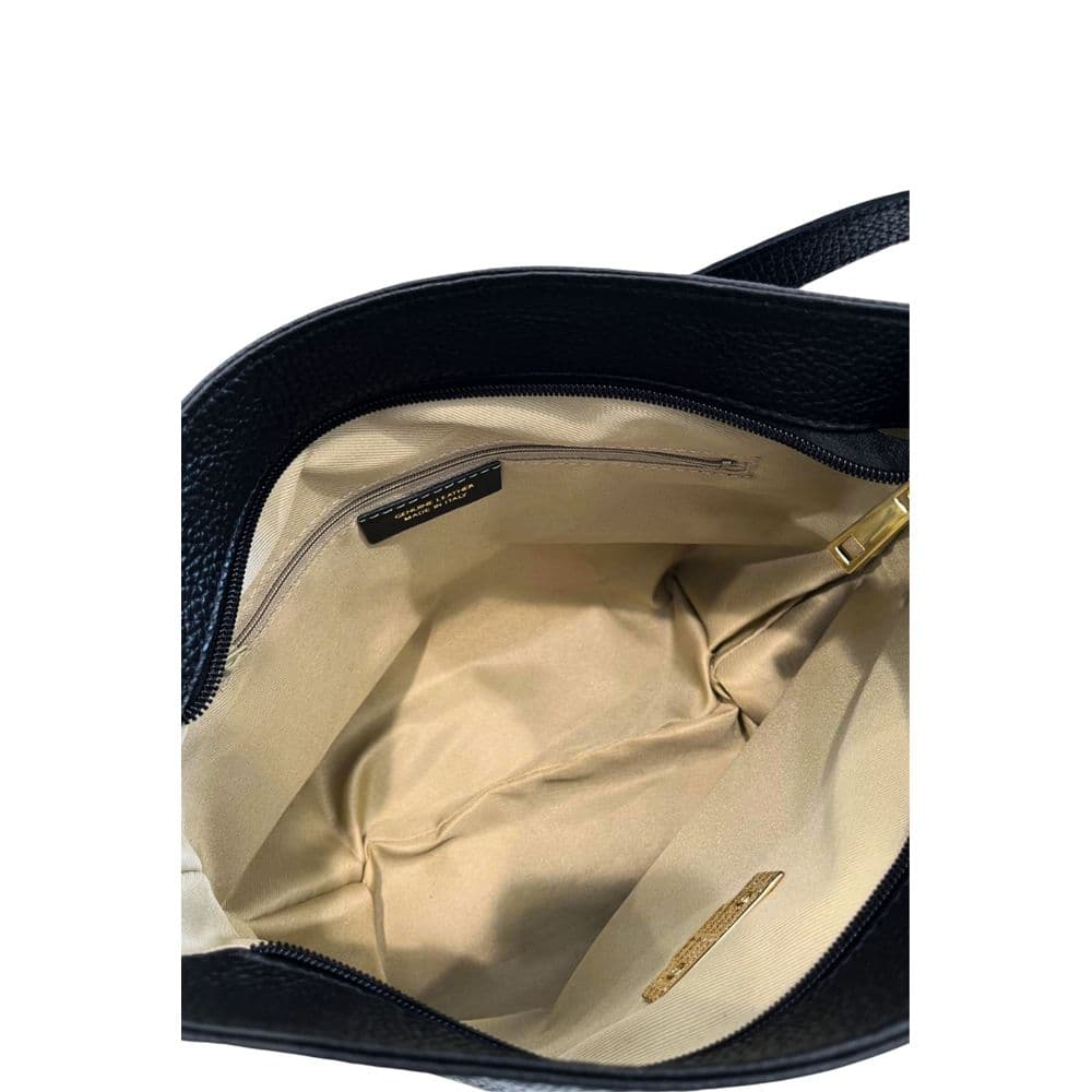 Baldinini Trend Black Leather Women Shoulder Bag - 6