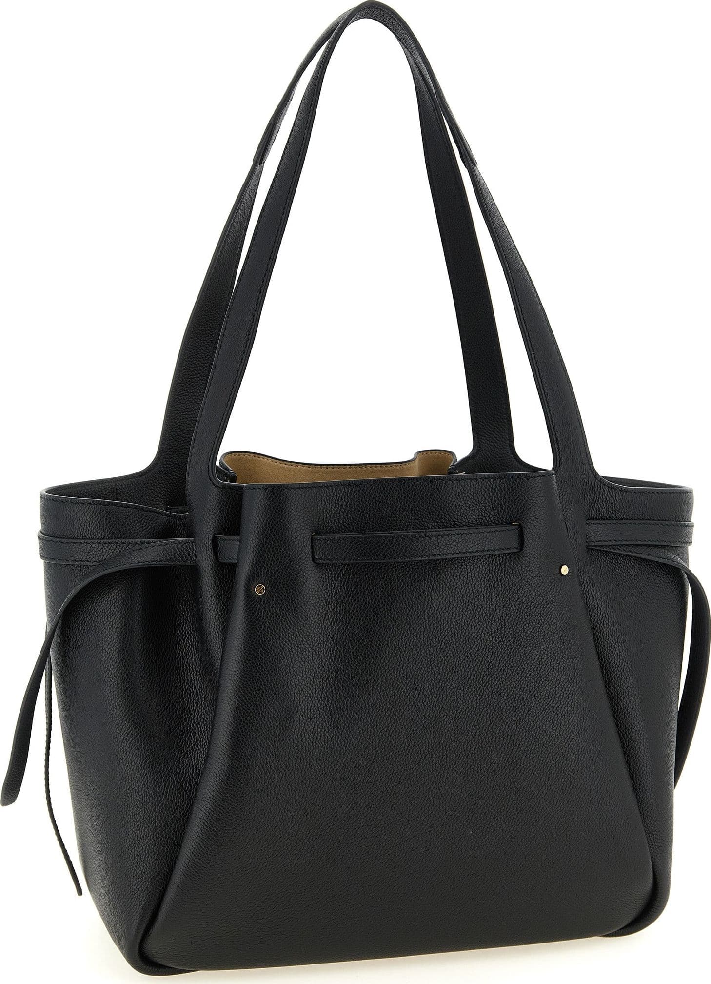 Tory Burch Black Cowhide Tote Bag - 2