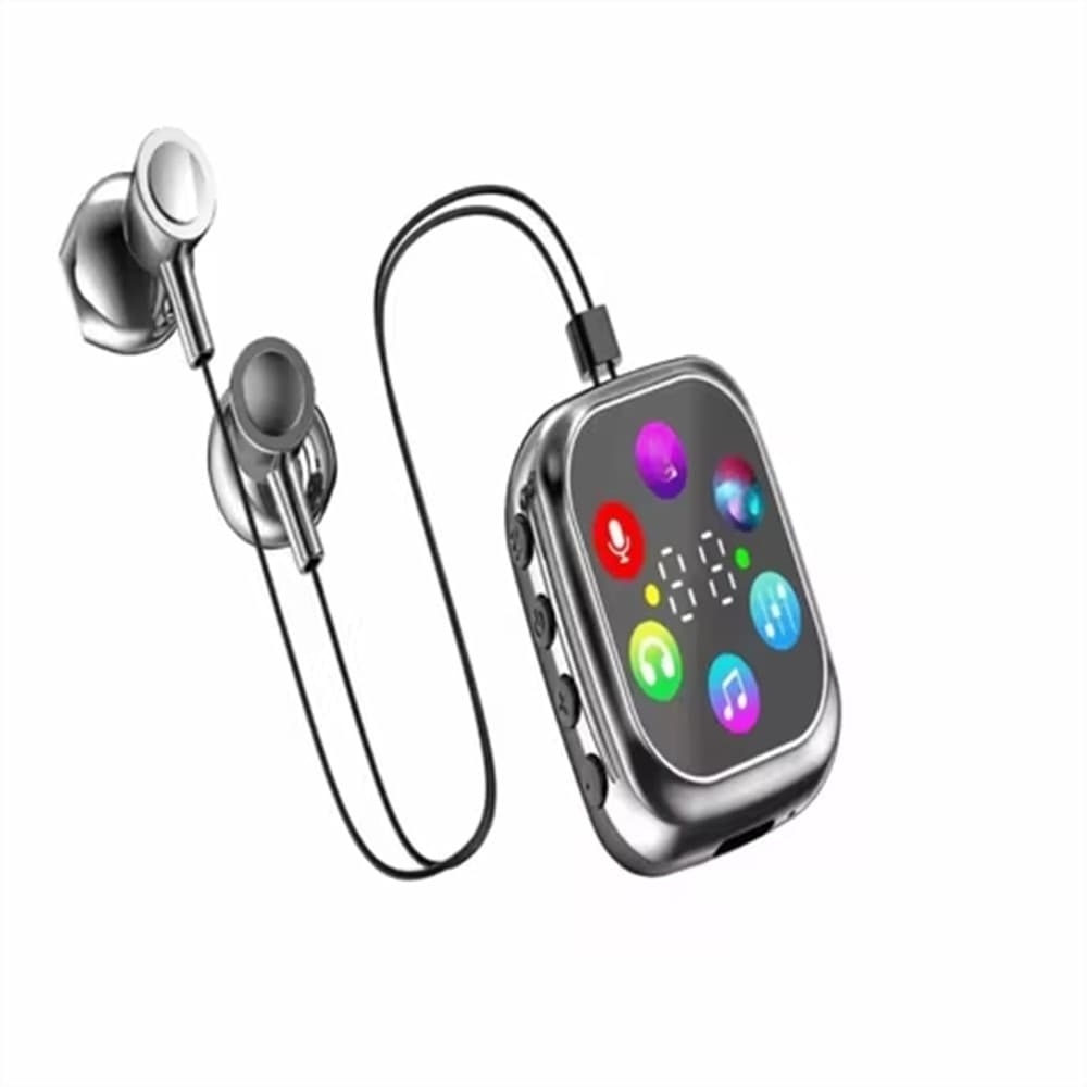 CUFFIE AURICOLARI WIRELESS BLUETOOTH 5.4 BTJBL L1 CON DISPLAY DIGITALE A LED MICROFONO - 3