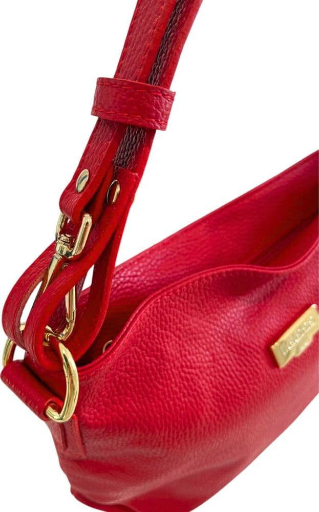 Baldinini Trend Red Leather Women Bag - 6