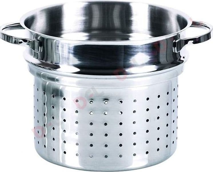 Moneta  pentola 'allegro inox'  pastaiola ø cm. 22  anche piani induzione - 3