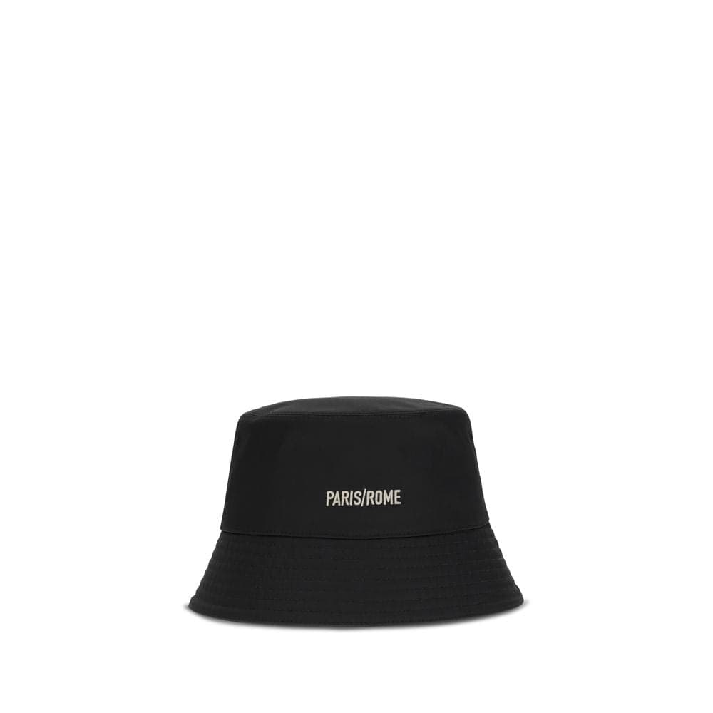Valentino Garavani Black Cotton Bucket Hat - 2