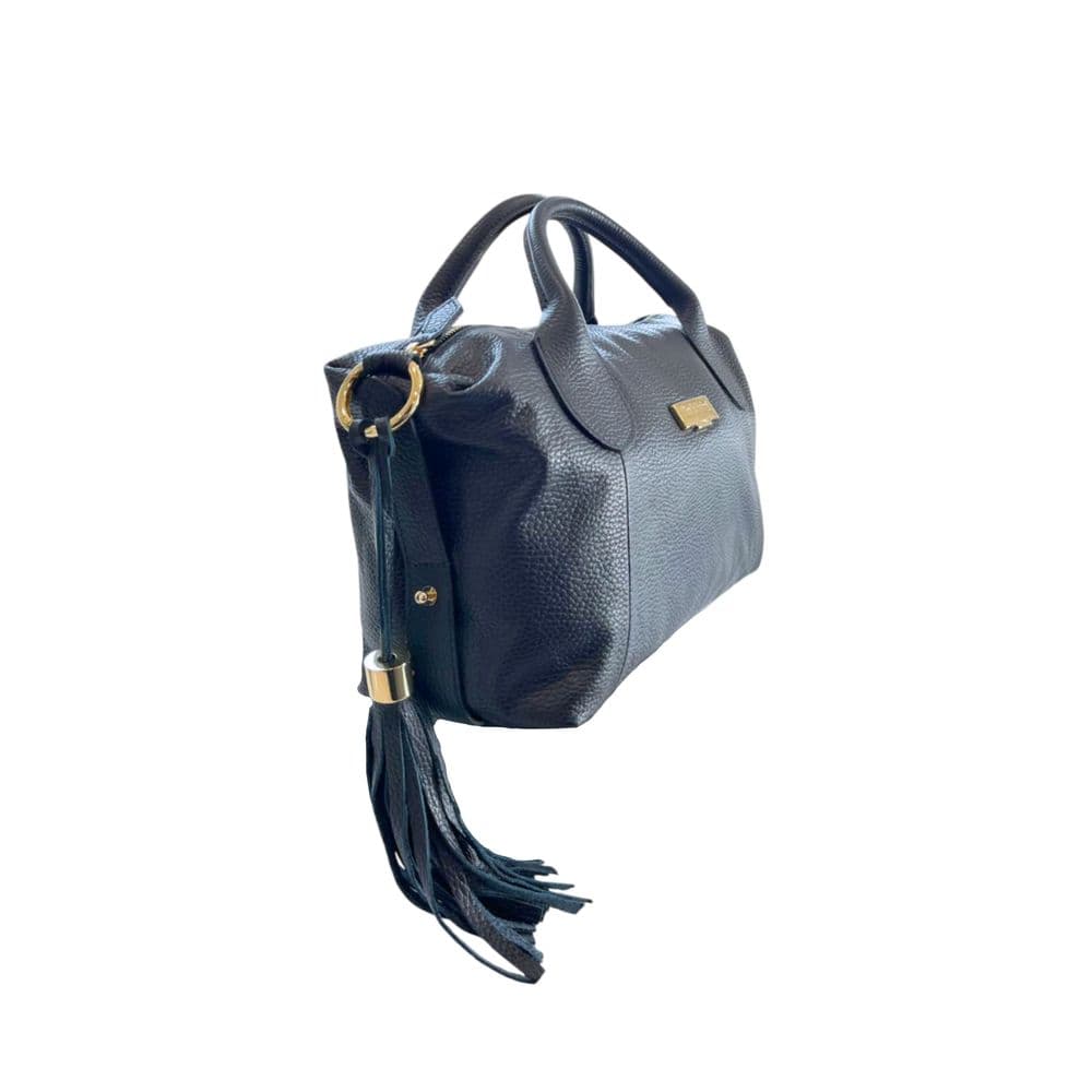 Baldinini Trend Blue Leather Women Handbag - 2