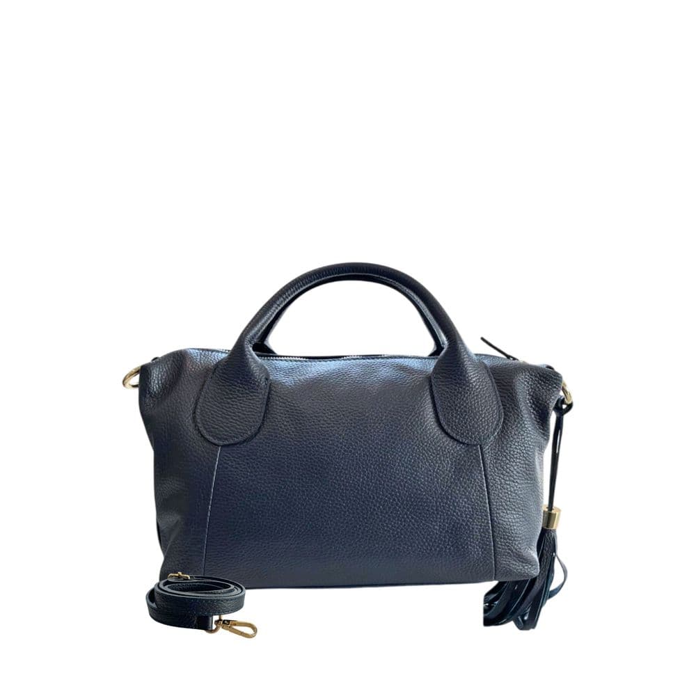 Baldinini Trend Blue Leather Women Handbag - 3