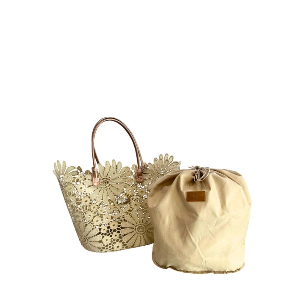 Baldinini Trend Beige PU Women Handbag - 7