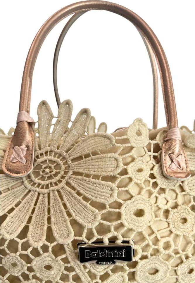 Baldinini Trend Beige PU Women Handbag - 8
