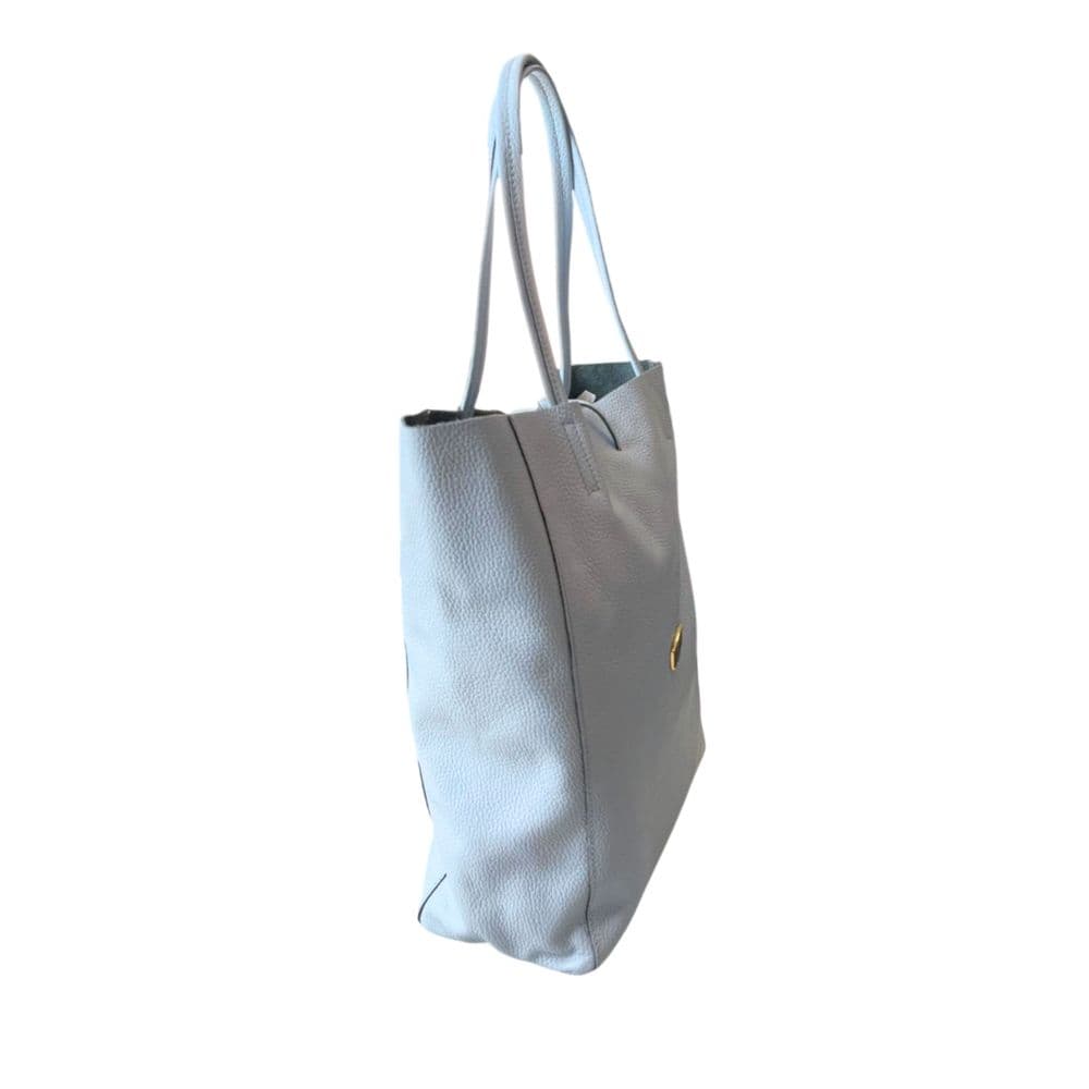 Baldinini Trend Blue Cowhide Clutch Bag - 2