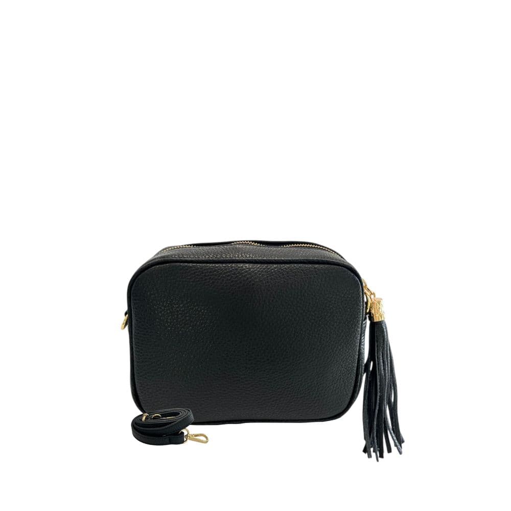Baldinini Trend Black Cowhide Leather Women Crossbody - 3