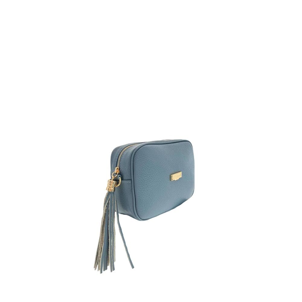 Baldinini Trend Blue Leather Women Crossbody Bag - 2