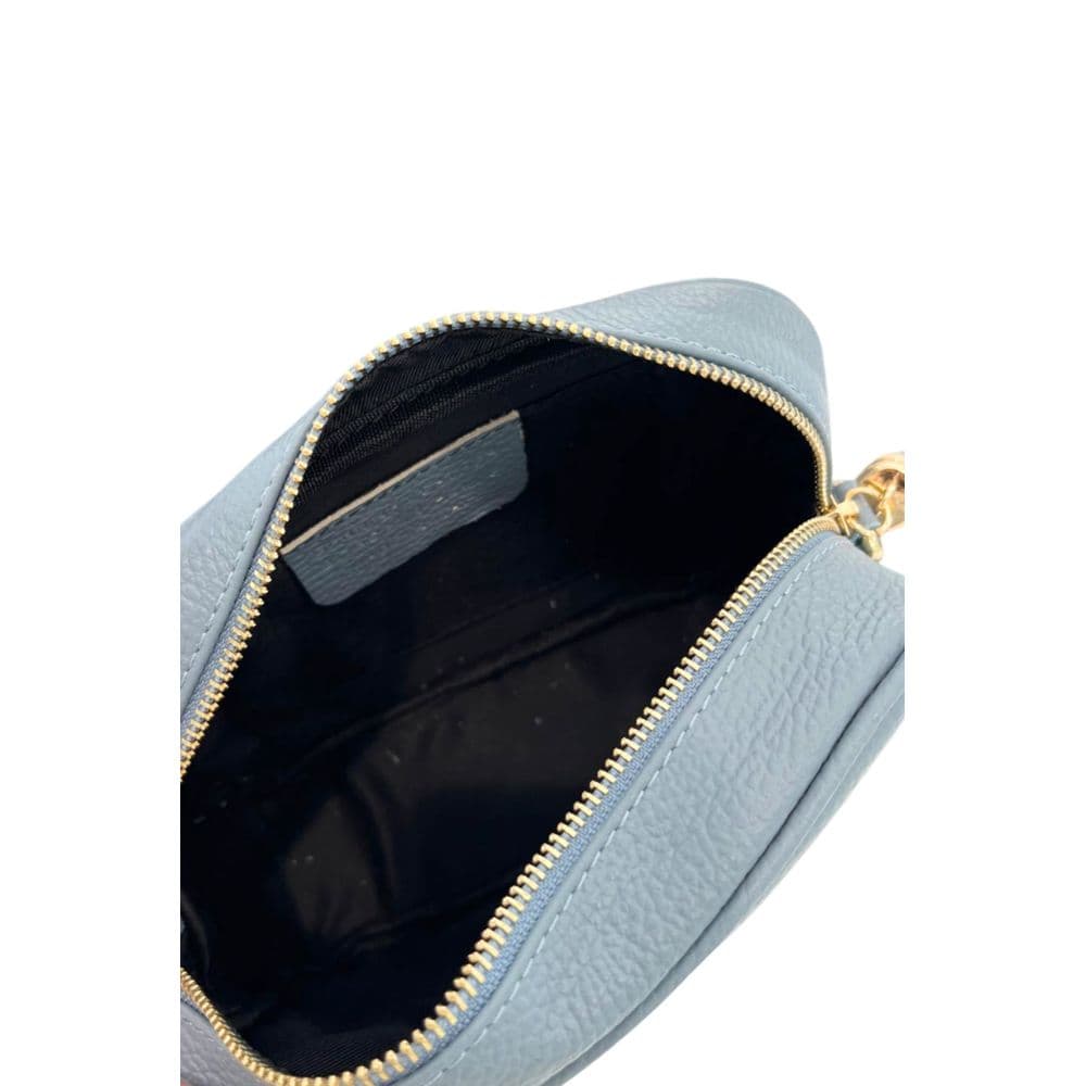 Baldinini Trend Blue Leather Women Crossbody Bag - 6