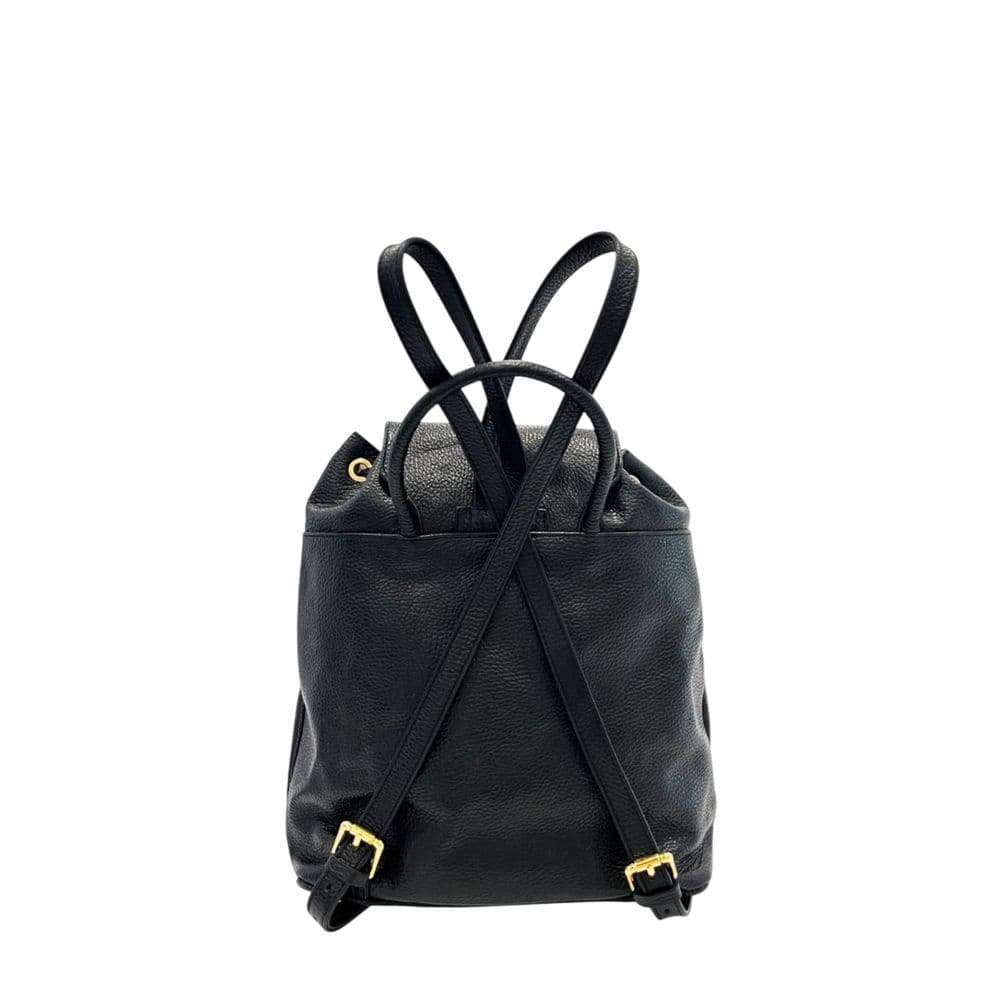 Baldinini Trend Black Leather Women Backpack - 3