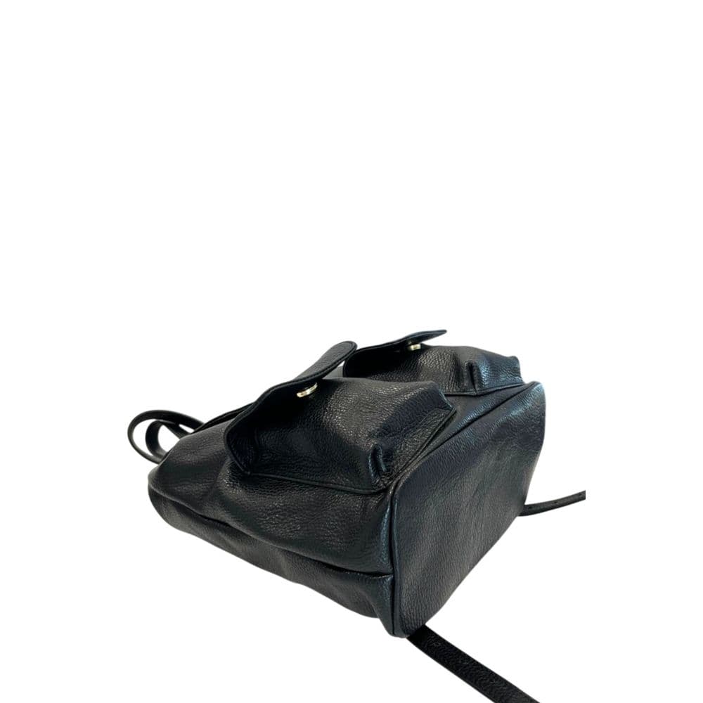 Baldinini Trend Black Leather Women Backpack - 4