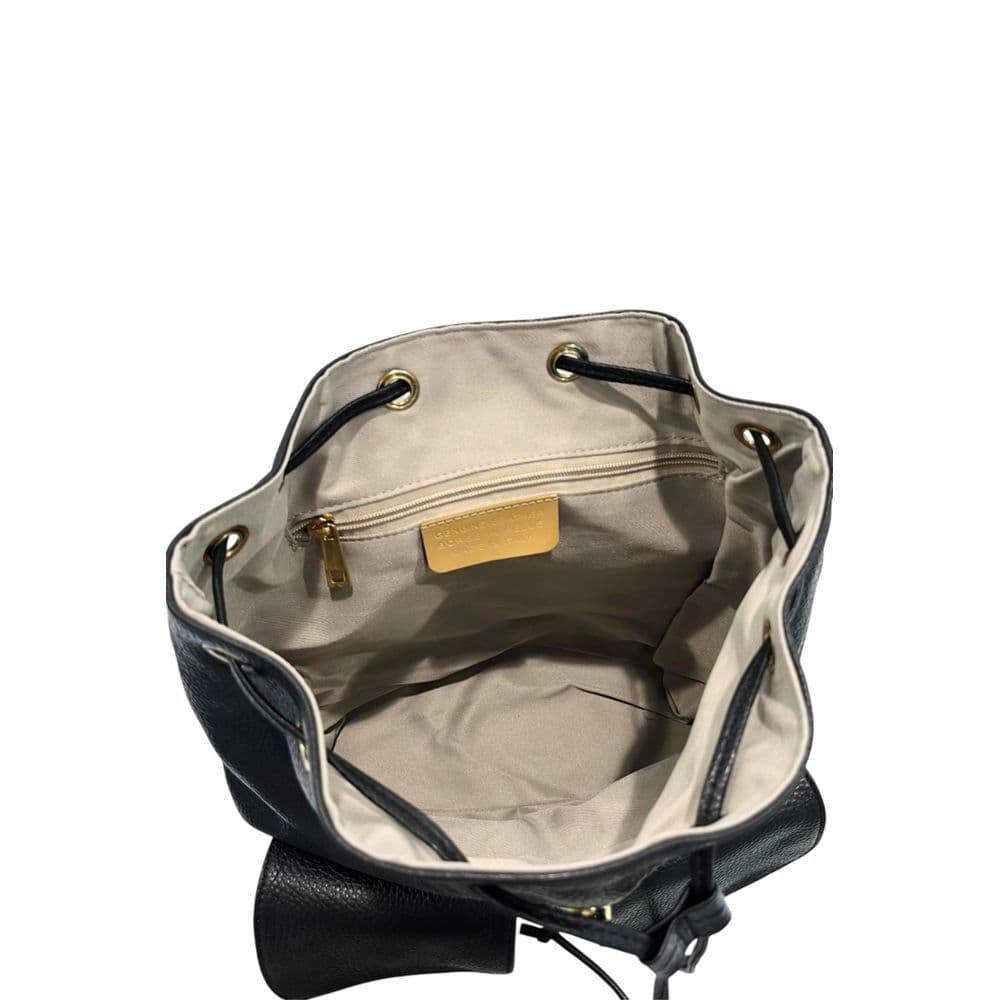 Baldinini Trend Black Leather Women Backpack - 8