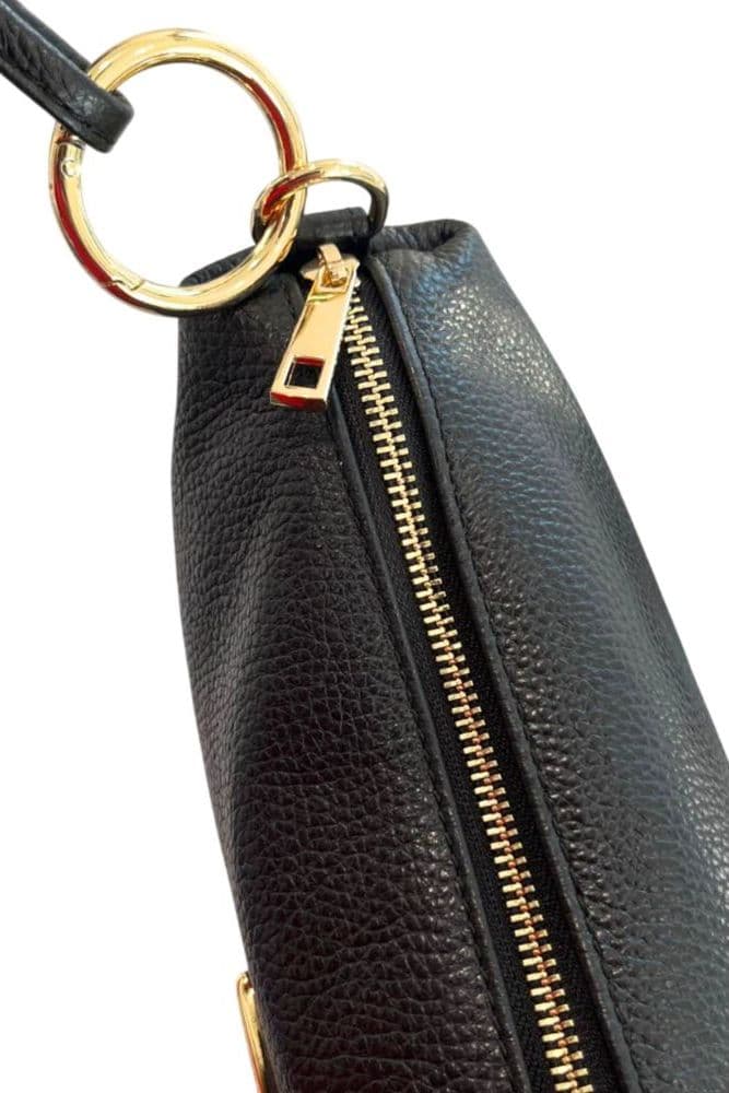 Baldinini Trend Black Leather Women Bag - 7