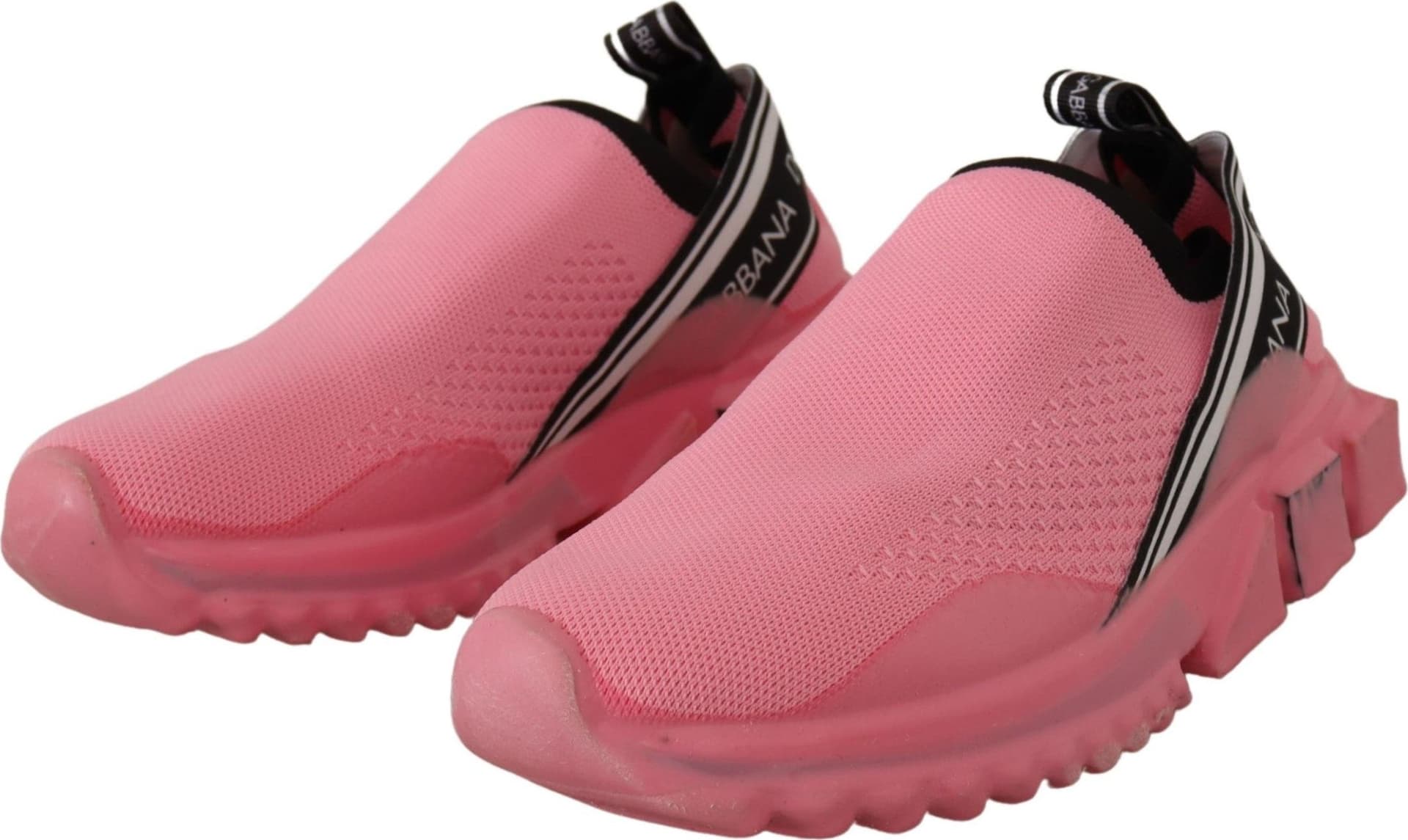 Dolce & Gabbana Pink Low Top Slip On Casual Sorrento Sneakers - 2