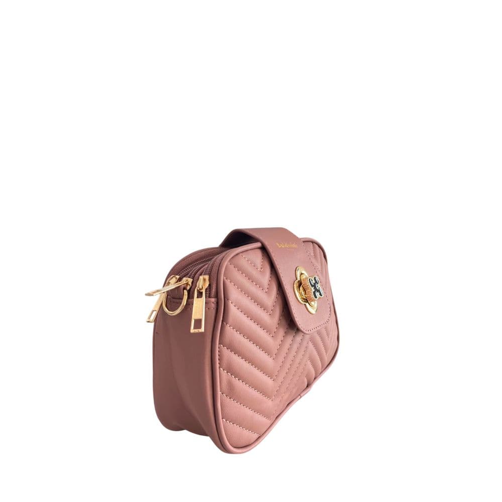 Baldinini Trend Pink PU Women Crossbody Bag - 2