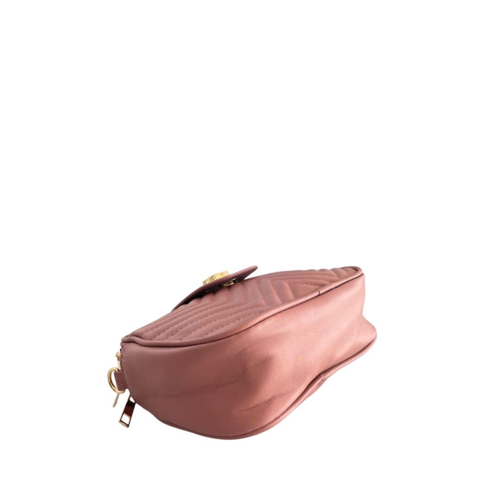 Baldinini Trend Pink PU Women Crossbody Bag - 4